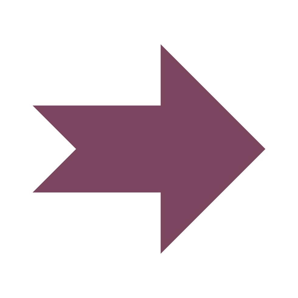 Arrow illustrated on white background vector