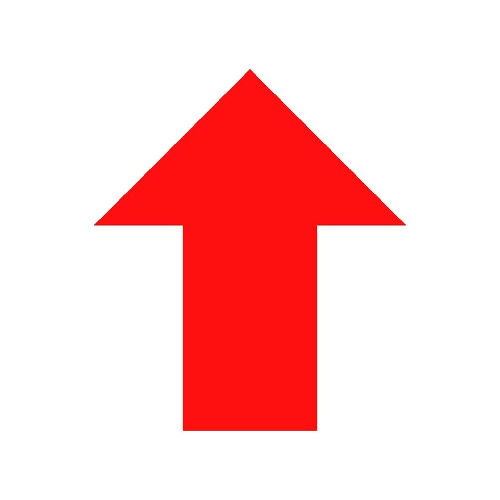 Arrow illustrated on white background vector