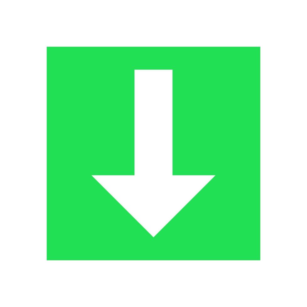 Arrow illustrated on white background vector