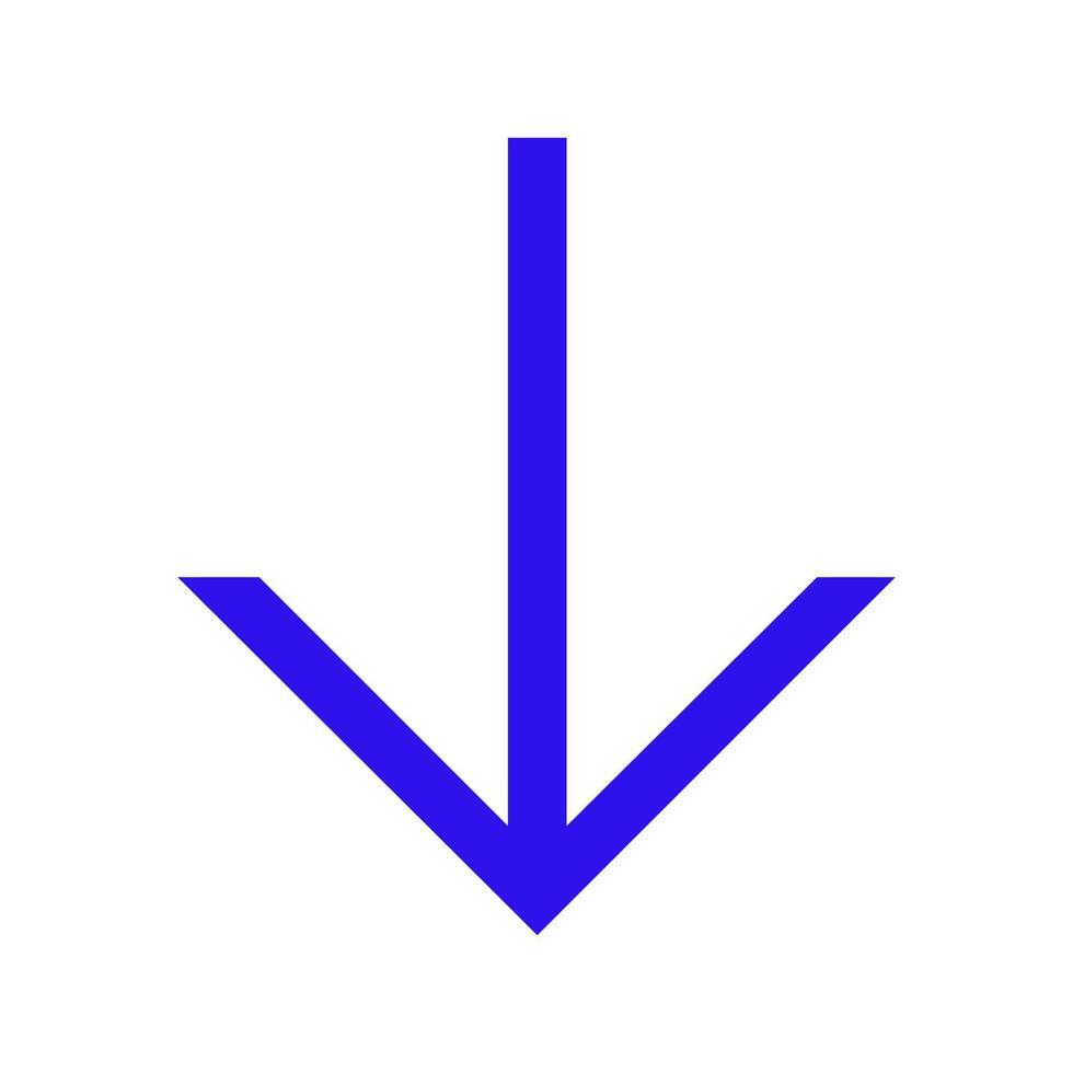 Arrow illustrated on white background vector