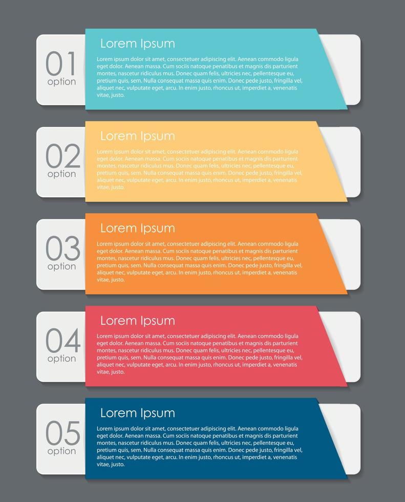 elementos de diseño infográfico para su ilustración de vector de negocio.