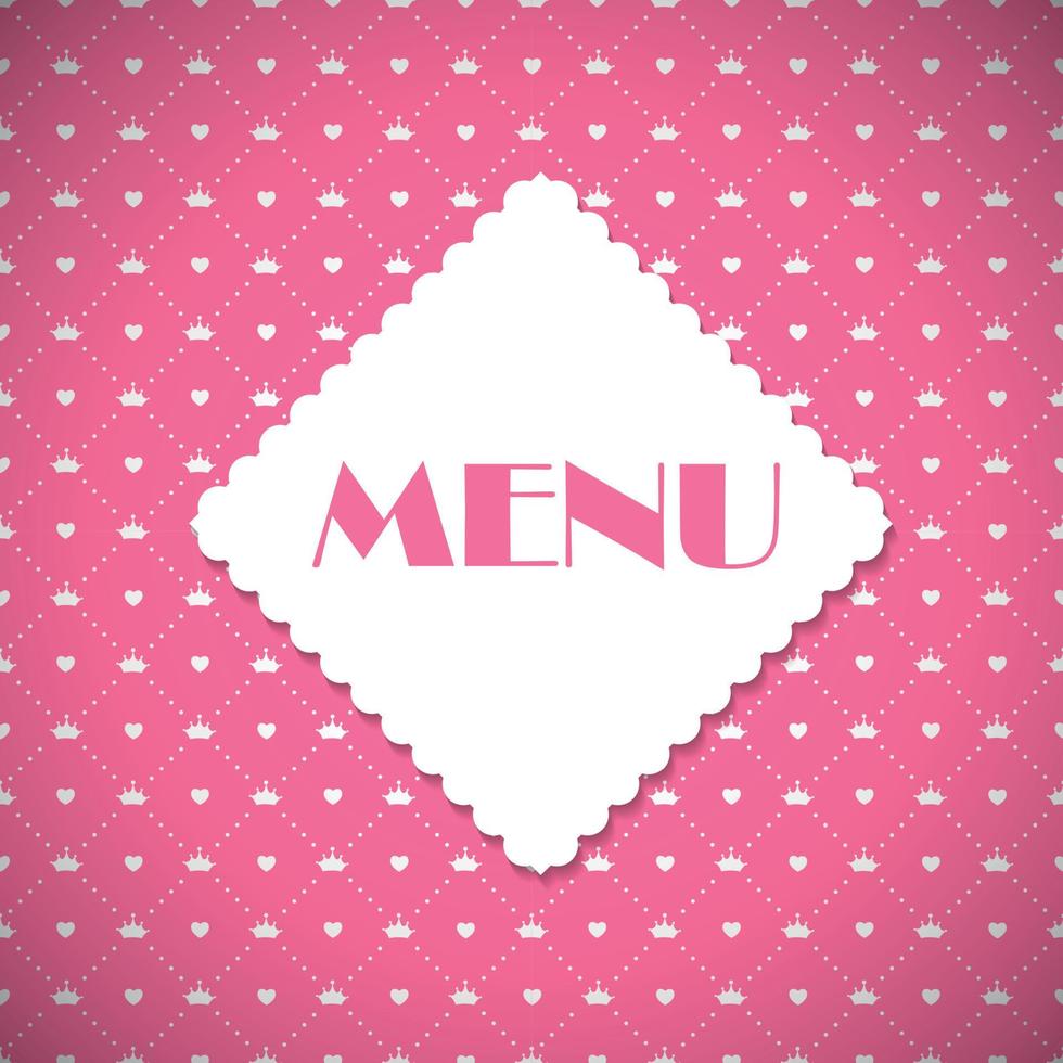 Restaurant Menu Template Vector Illustration