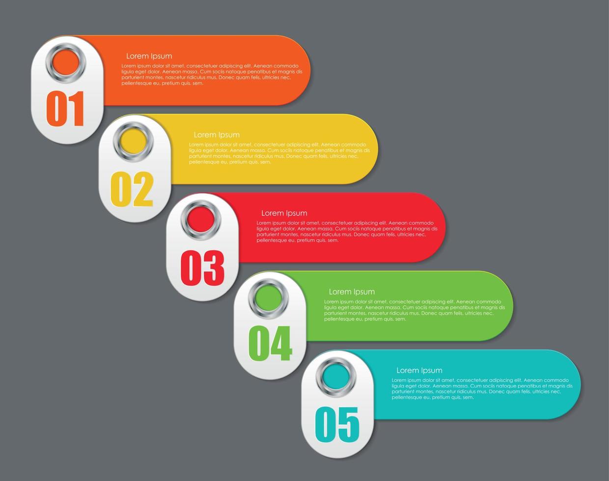 elementos de diseño infográfico para su ilustración de vector de negocio.