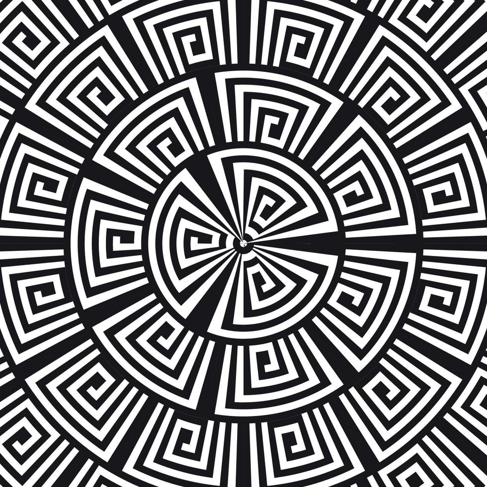 Hypnotic Background. Vector Illustration