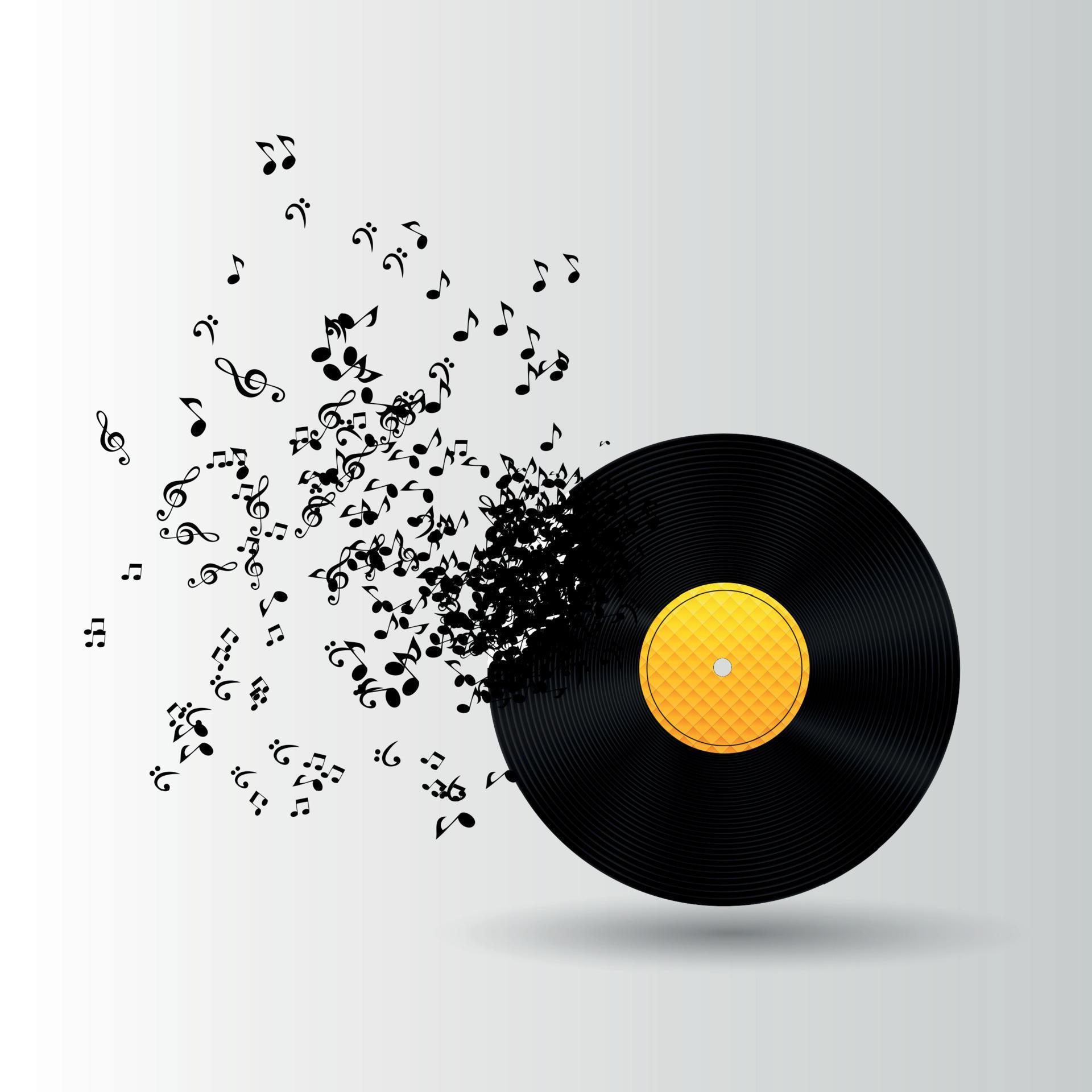 Abstract Music Background Vector Illustration for Your Design 8114100