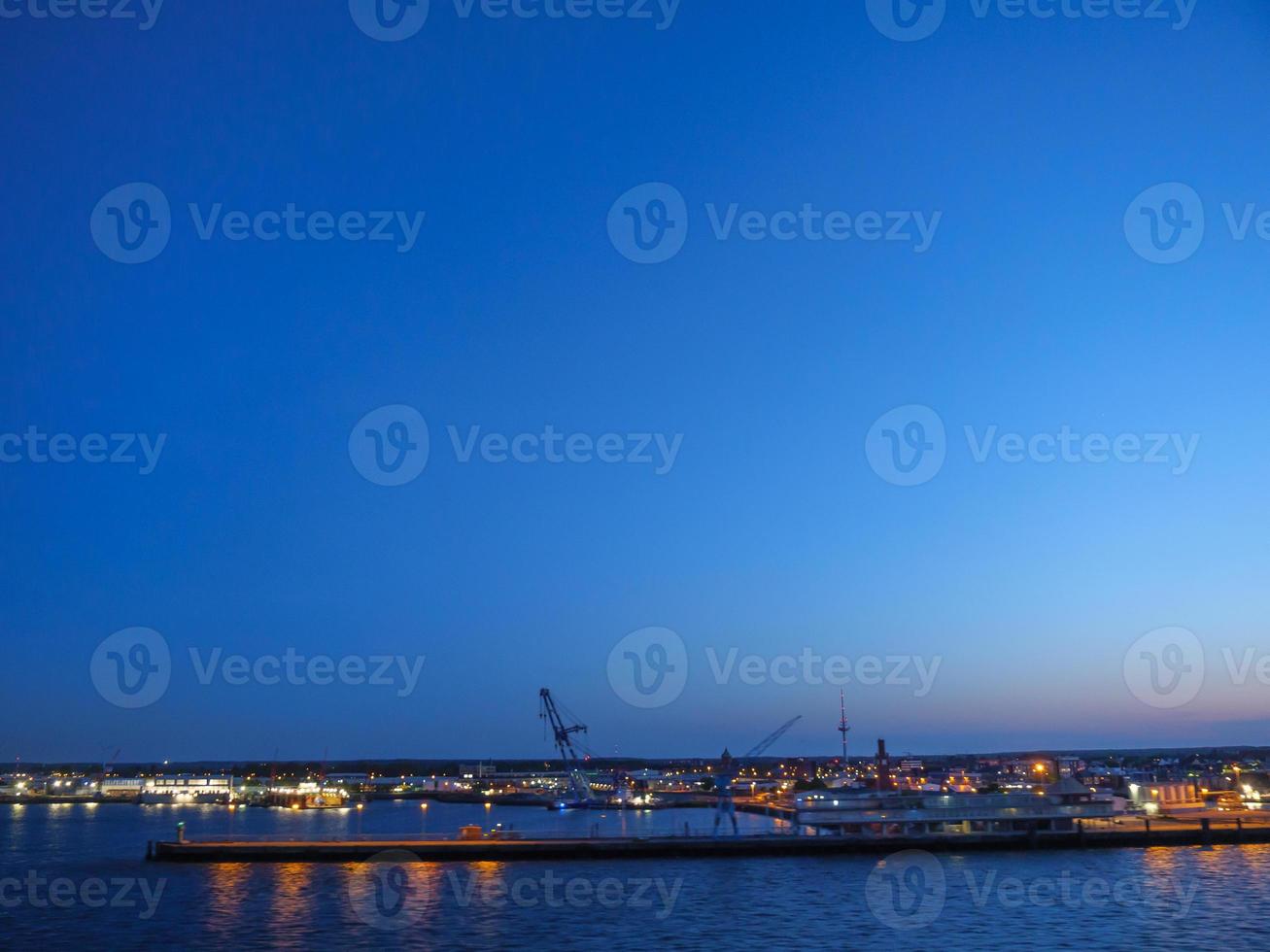 Hamburg and the Elbe river photo
