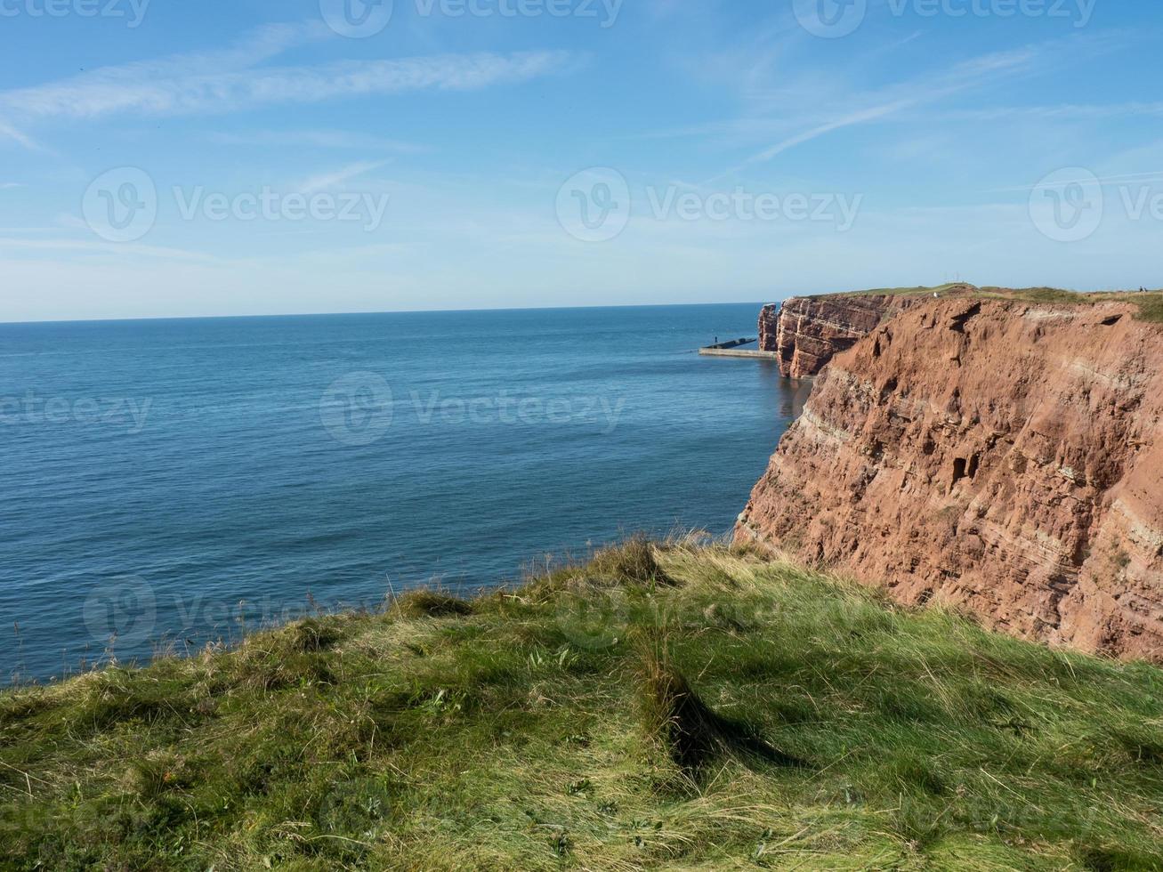 helgoland island in the north sea photo