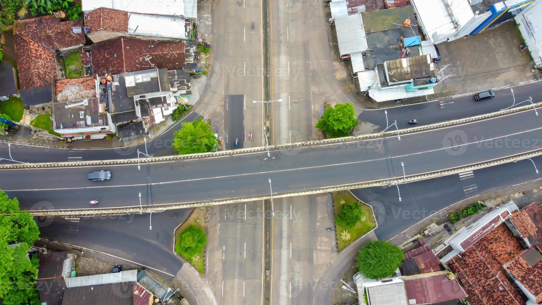 aerial view of fly over photo