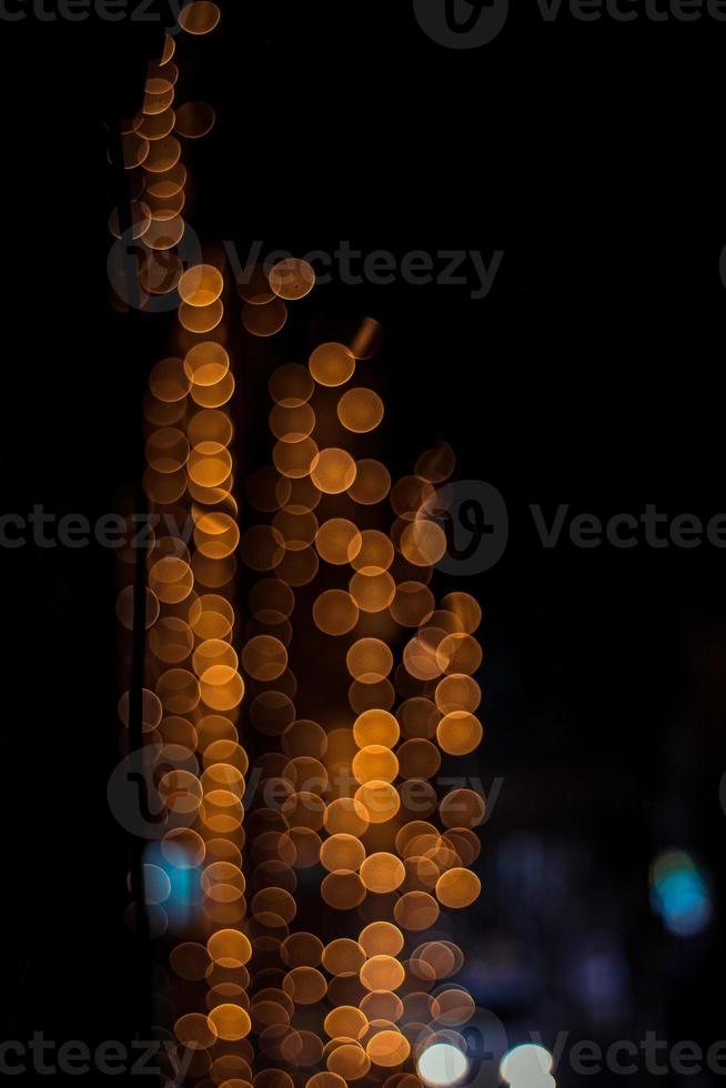 The beautiful Christmas tree with lights photo
