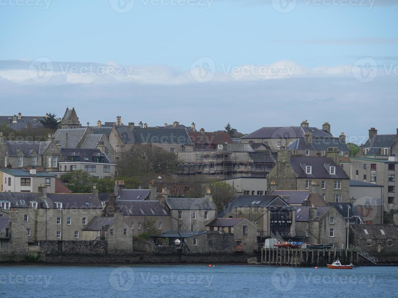 the  city of Lerwick and the shetland islands photo