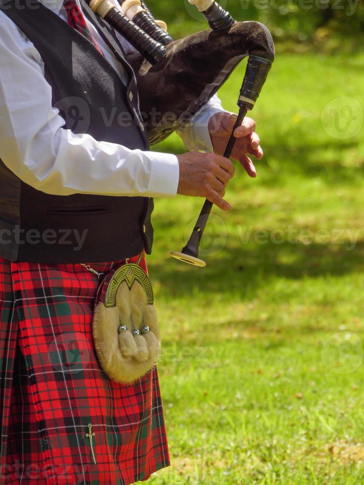 The city of Inverness and the scotish highlands photo