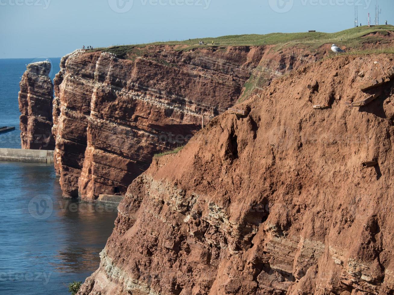 helgoland island in the north sea photo