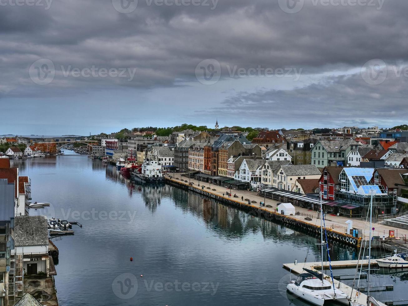 the city of Haugesund in Norway photo