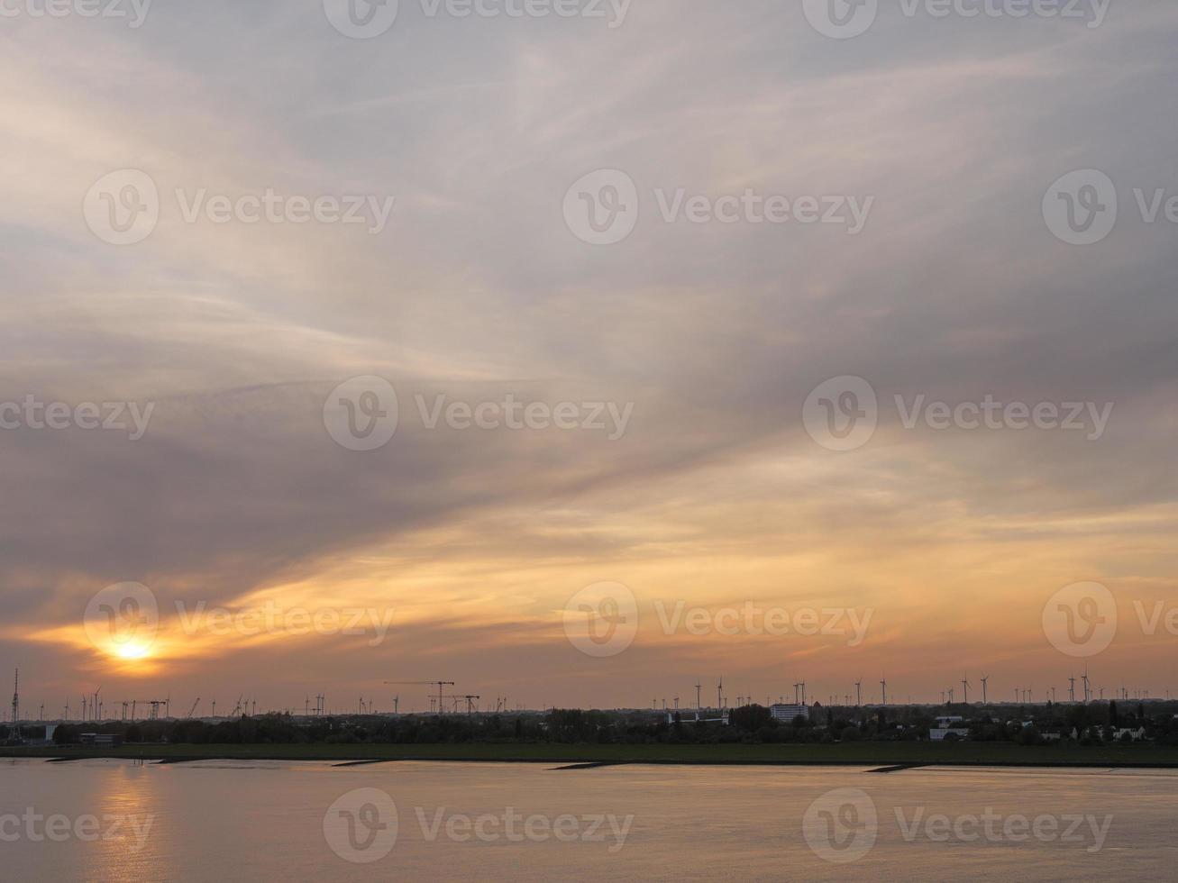 Hamburg and the Elbe river photo