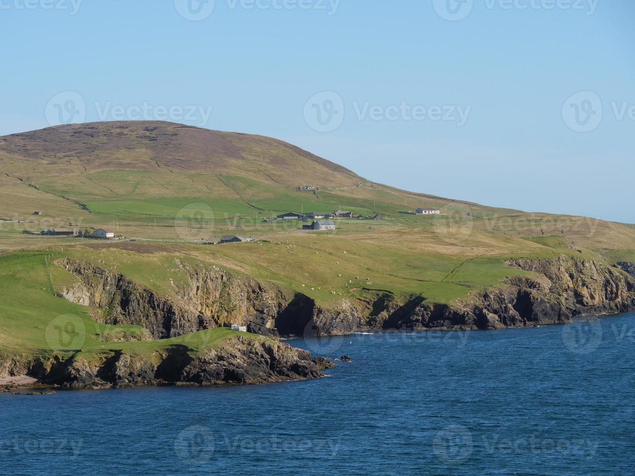 the sheltand island in scotalnd photo