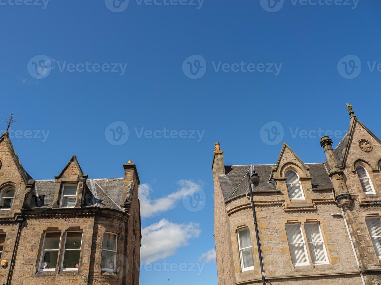 The city of Inverness and the scotish highlands photo