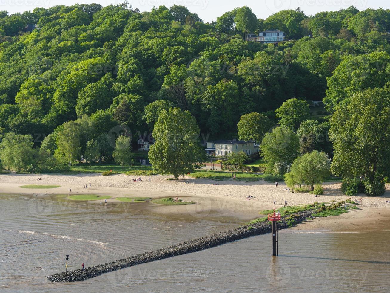 Hamburg and the Elbe river photo