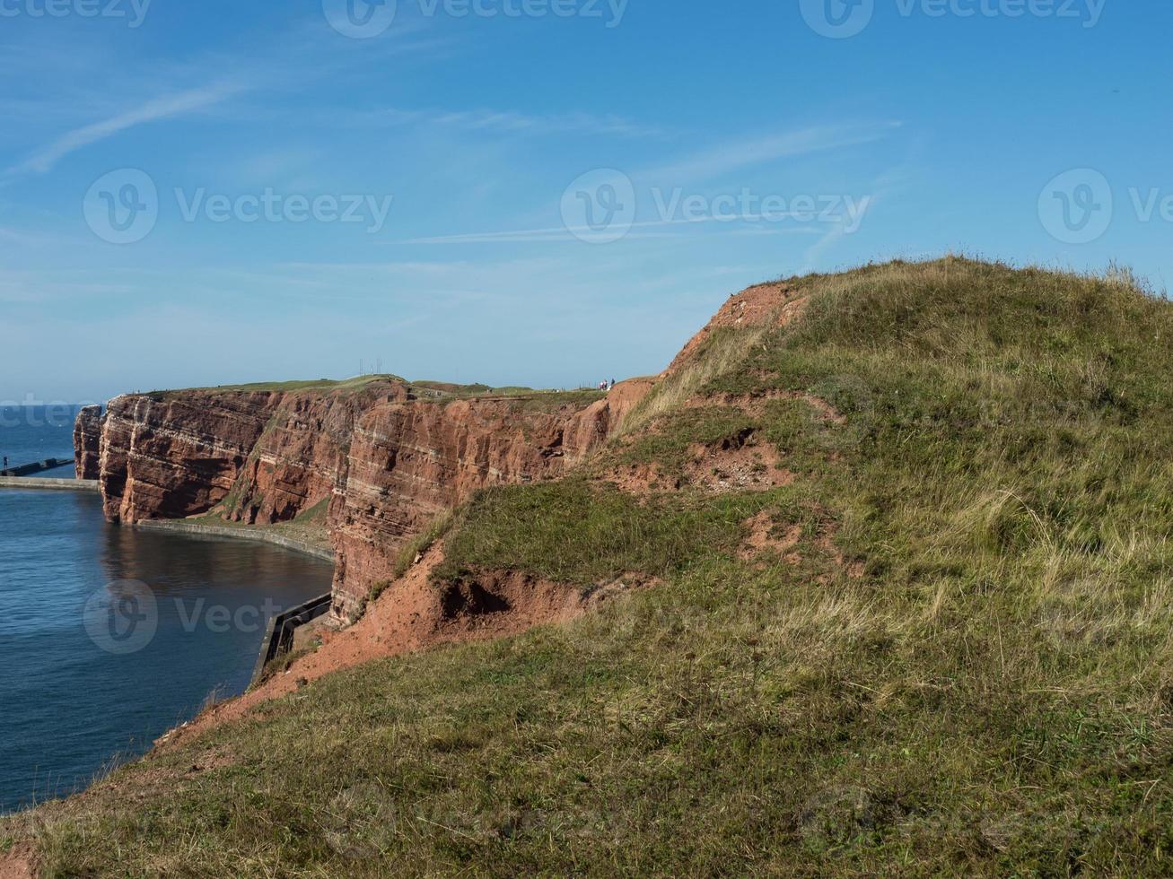 helgoland island in the north sea photo