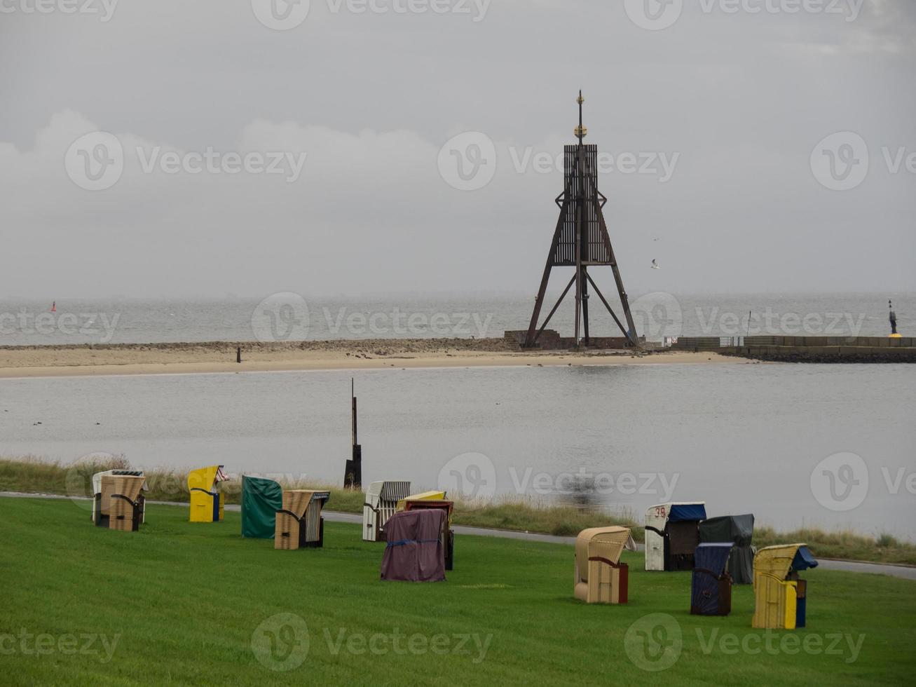 the city of cuxhaven at the north sea in germany photo