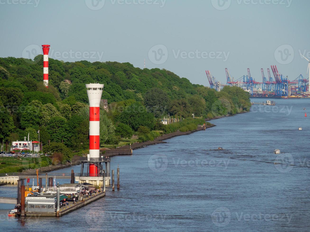 Hamburg and the Elbe river photo