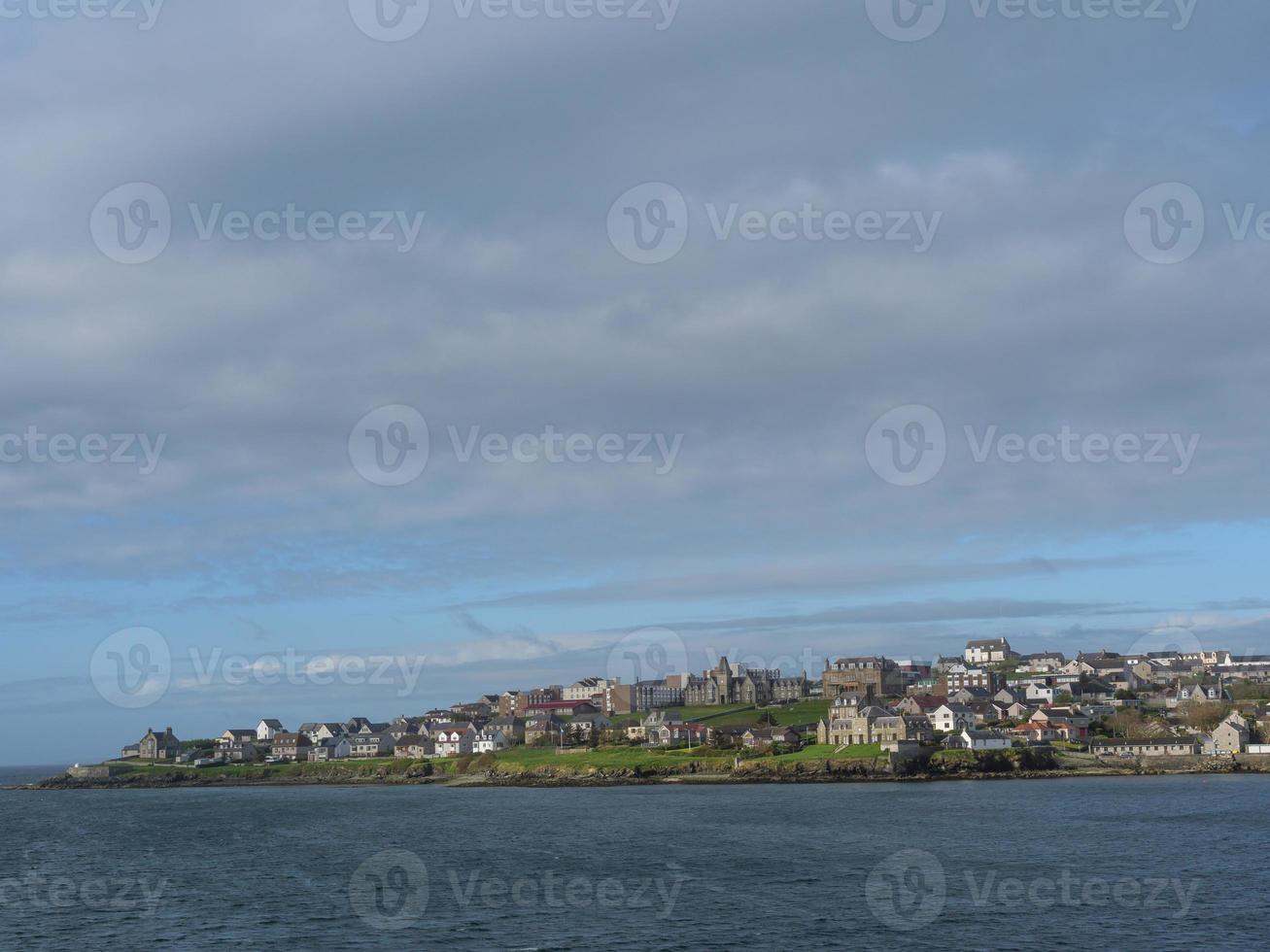 the  city of Lerwick and the shetland islands photo
