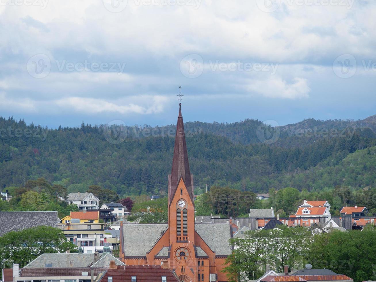 haugesund city in norway photo