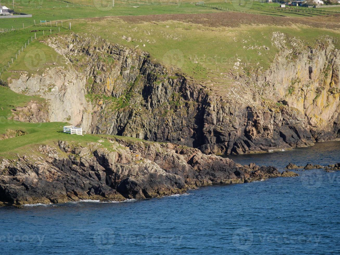 la isla sheltand en escocia foto