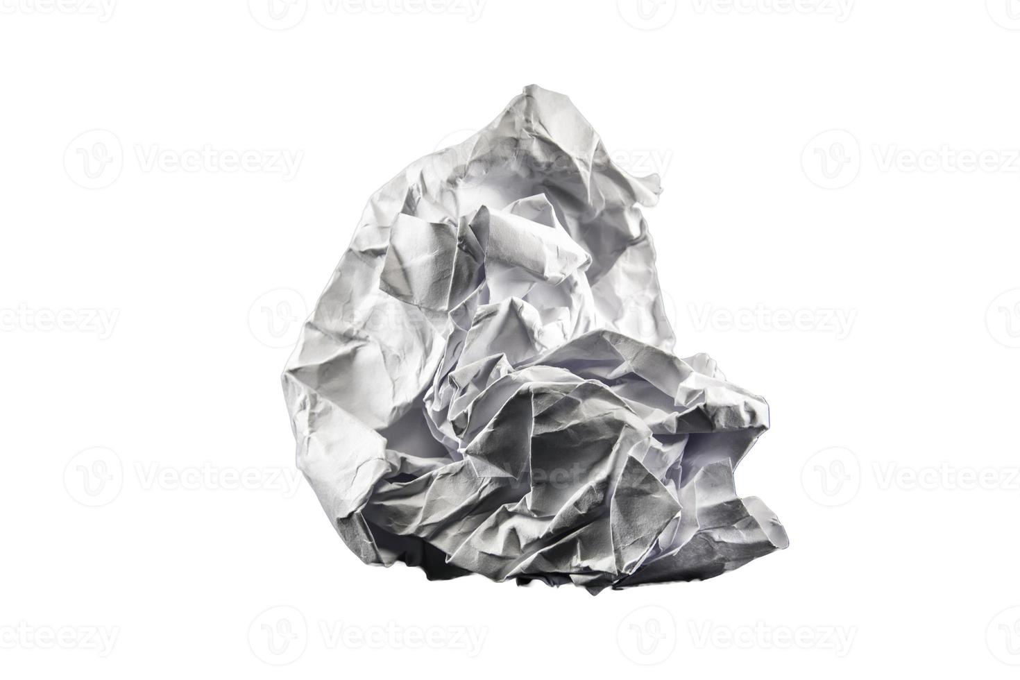 A piece of crumpled white paper photo