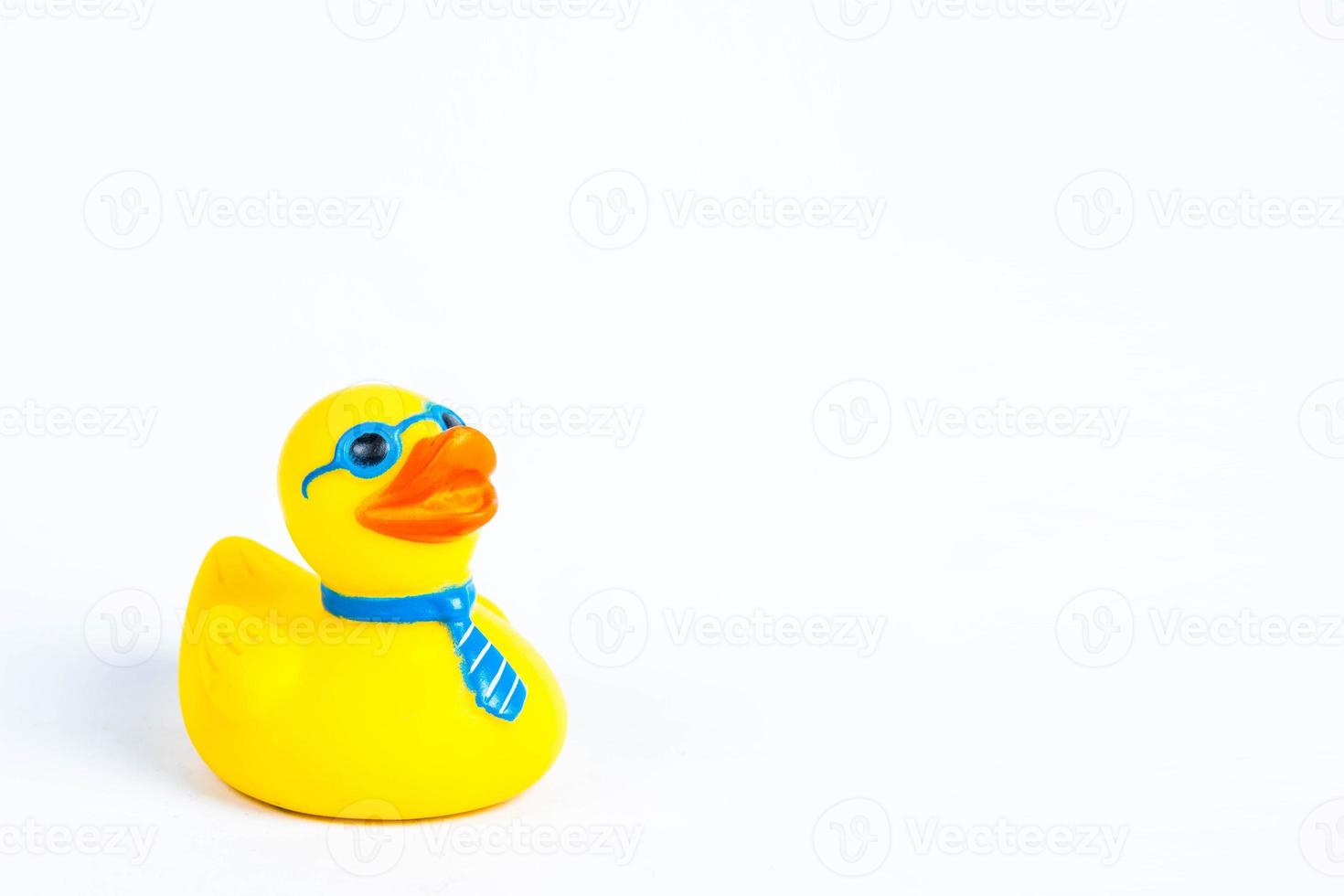 bath duck on white background duck toy Cute rubber duck photo