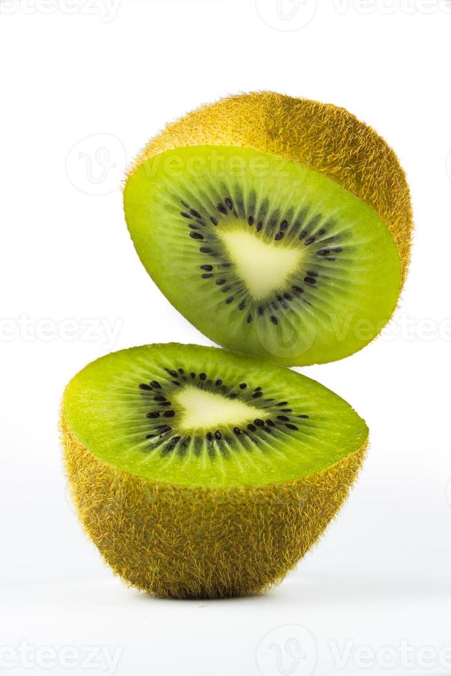 kiwi fruit on white background photo