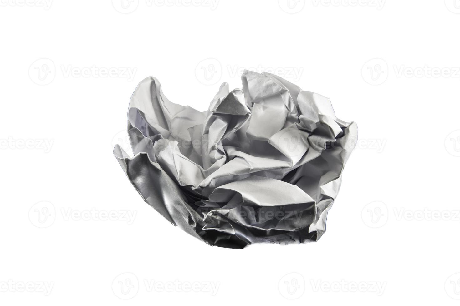 A piece of crumpled white paper photo