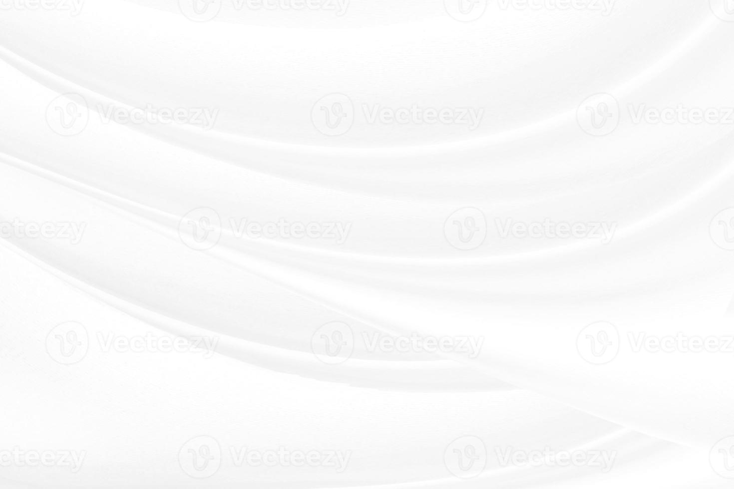 White cloth background abstract with soft waves. photo