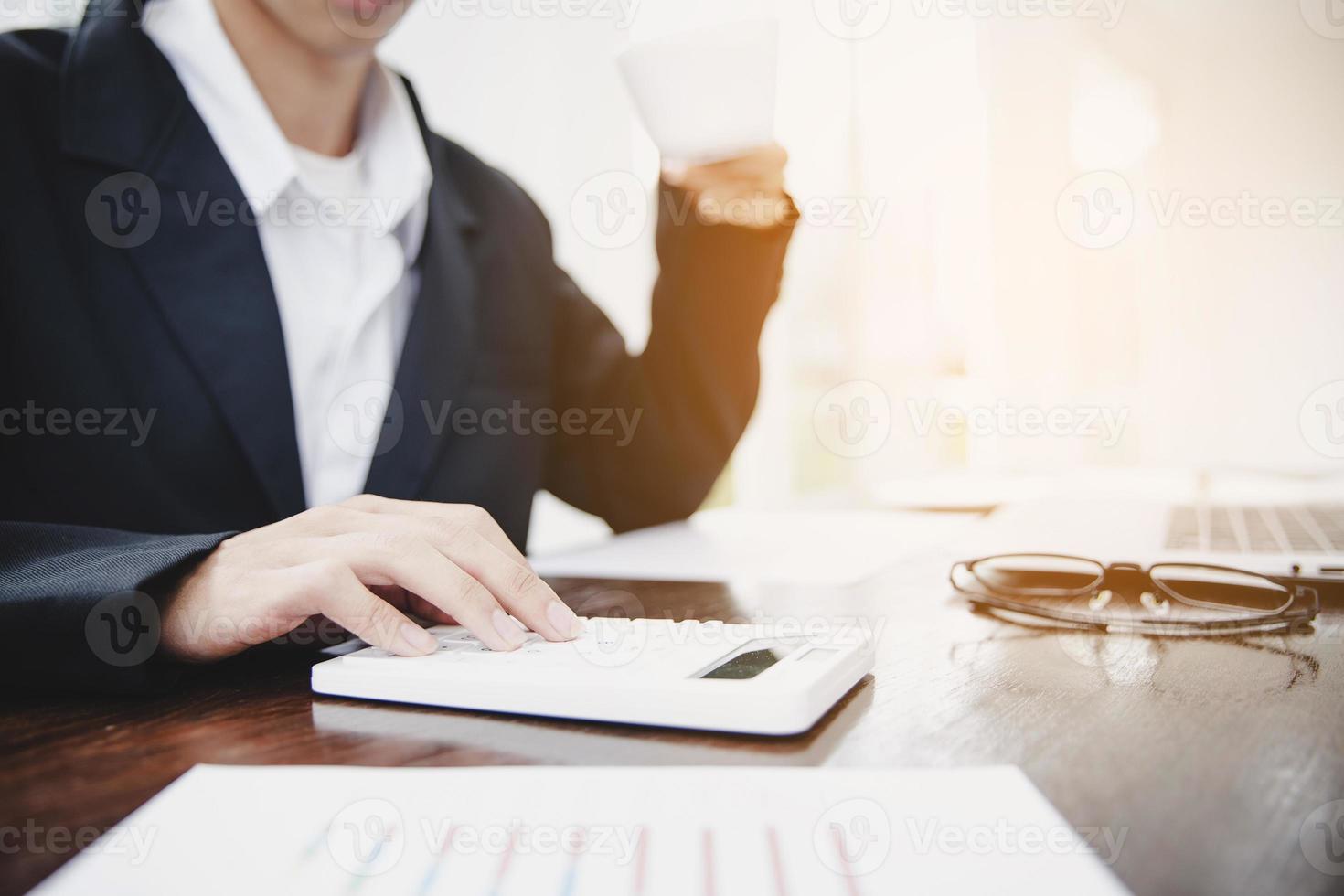 businessman surfing the internet photo