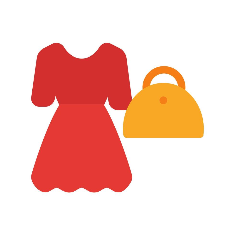 Ladies Shopping Line Icon vector