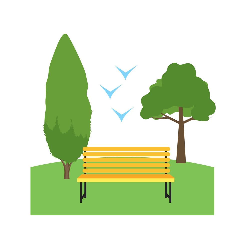 Park Line Icon vector