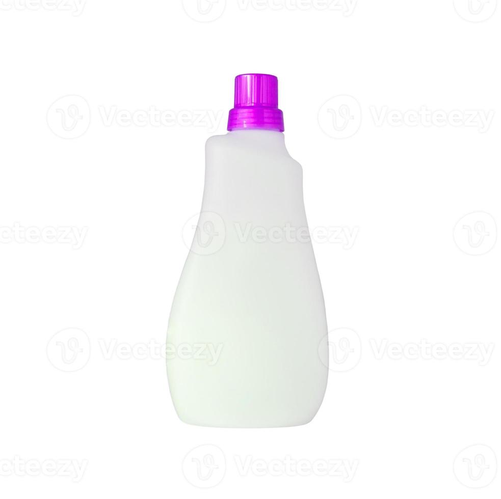 detergent bottle for liquid laundry detergent or cleaning agent or bleach or fabric softener photo