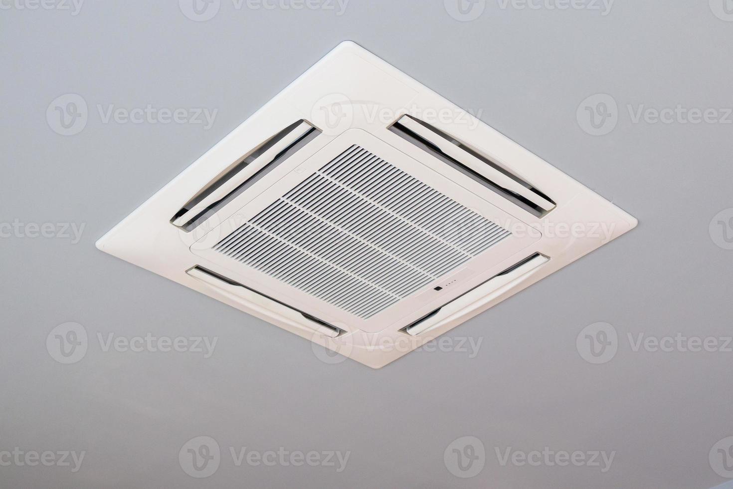 Ceiling mounted cassette type air conditioning system photo