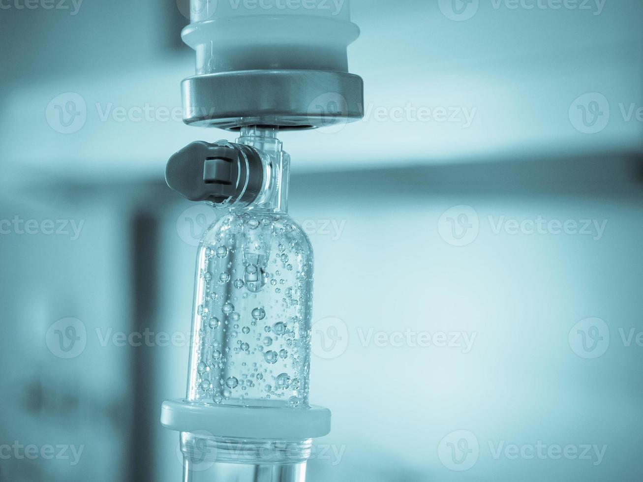 Medical drip with hospital blurred background 8122112 Stock Photo at