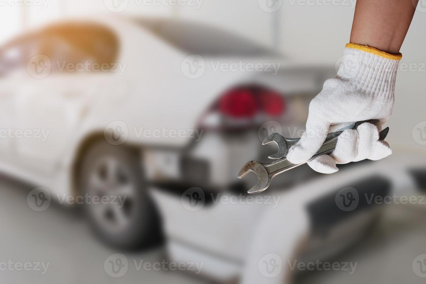 Car repairing background photo