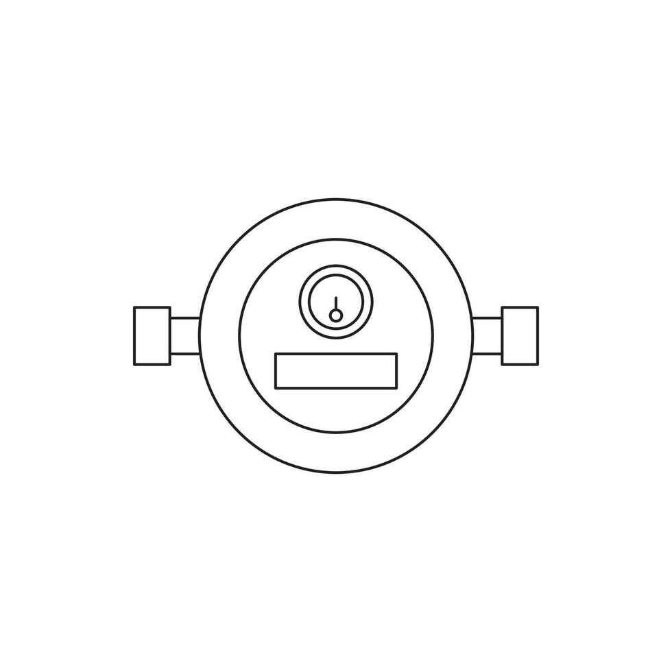 water meter vector for website symbol icon presentation