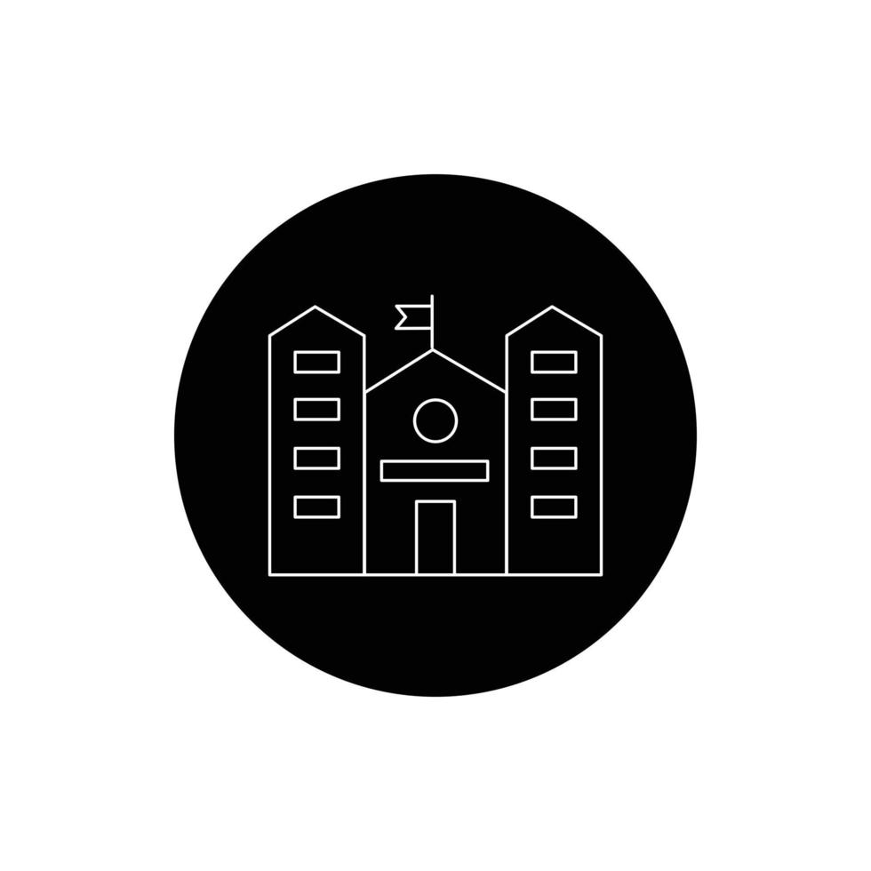 school building vector for website symbol icon presentation