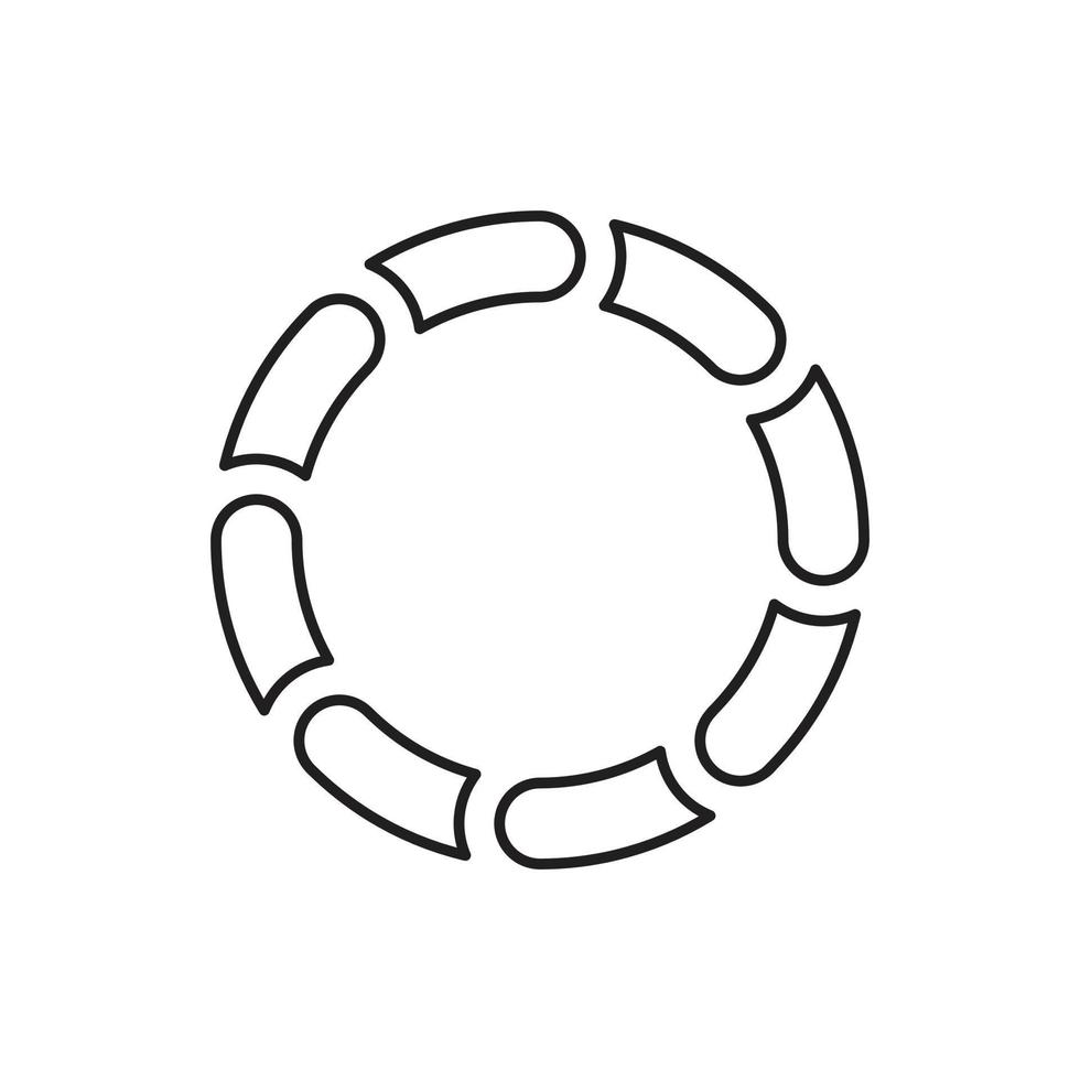 Graph vector for website symbol icon presentation