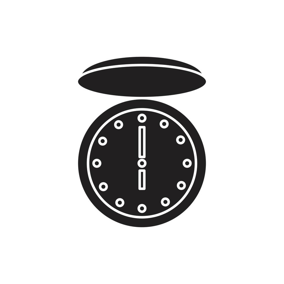 Time Clock vector for website symbol icon presentation