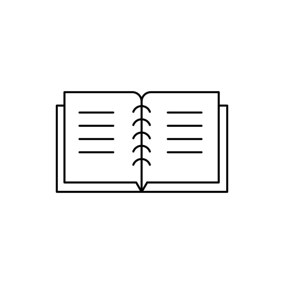 book vector for website symbol icon presentation