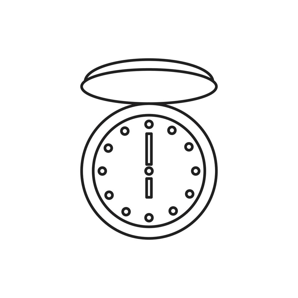 Time Clock vector for website symbol icon presentation