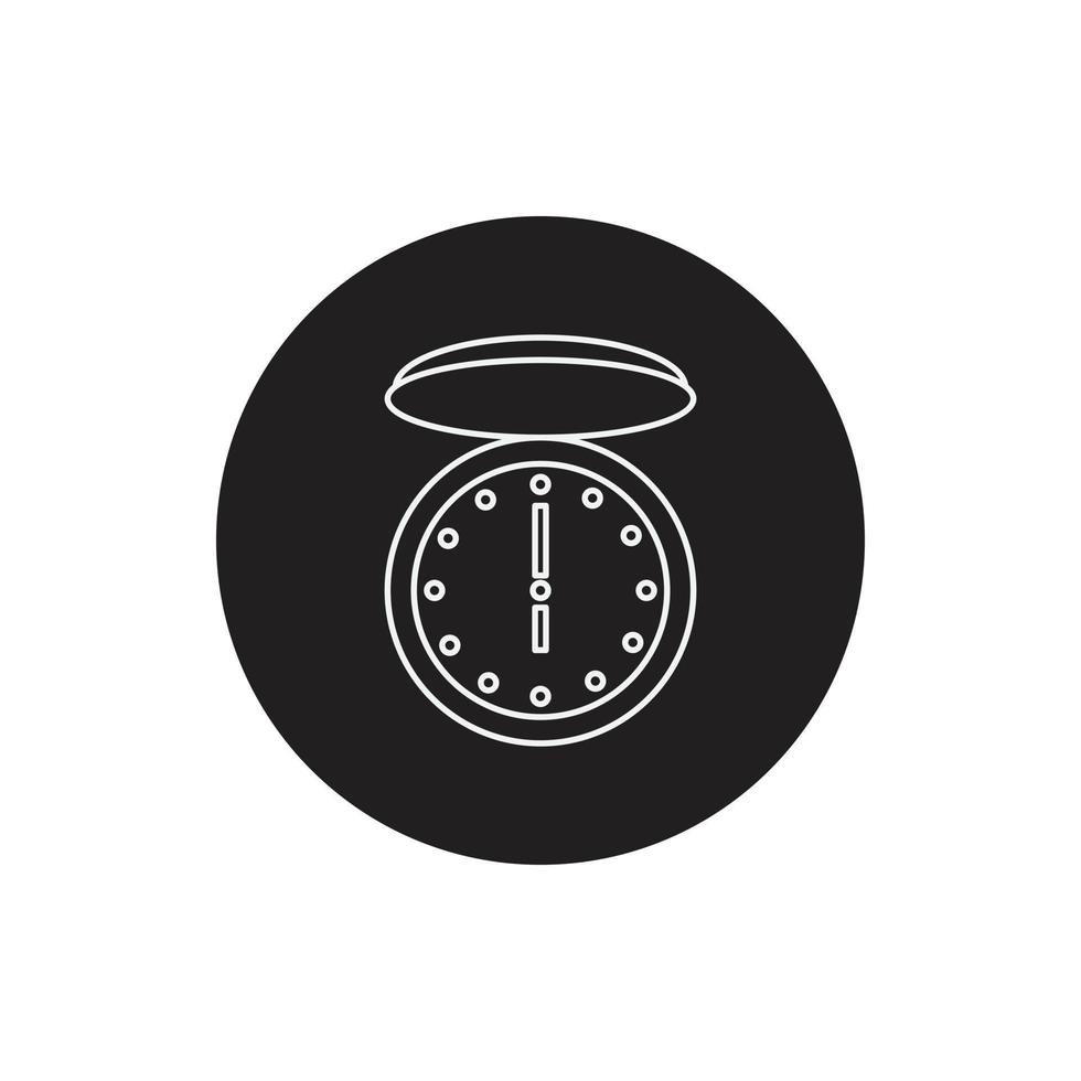 Time Clock vector for website symbol icon presentation