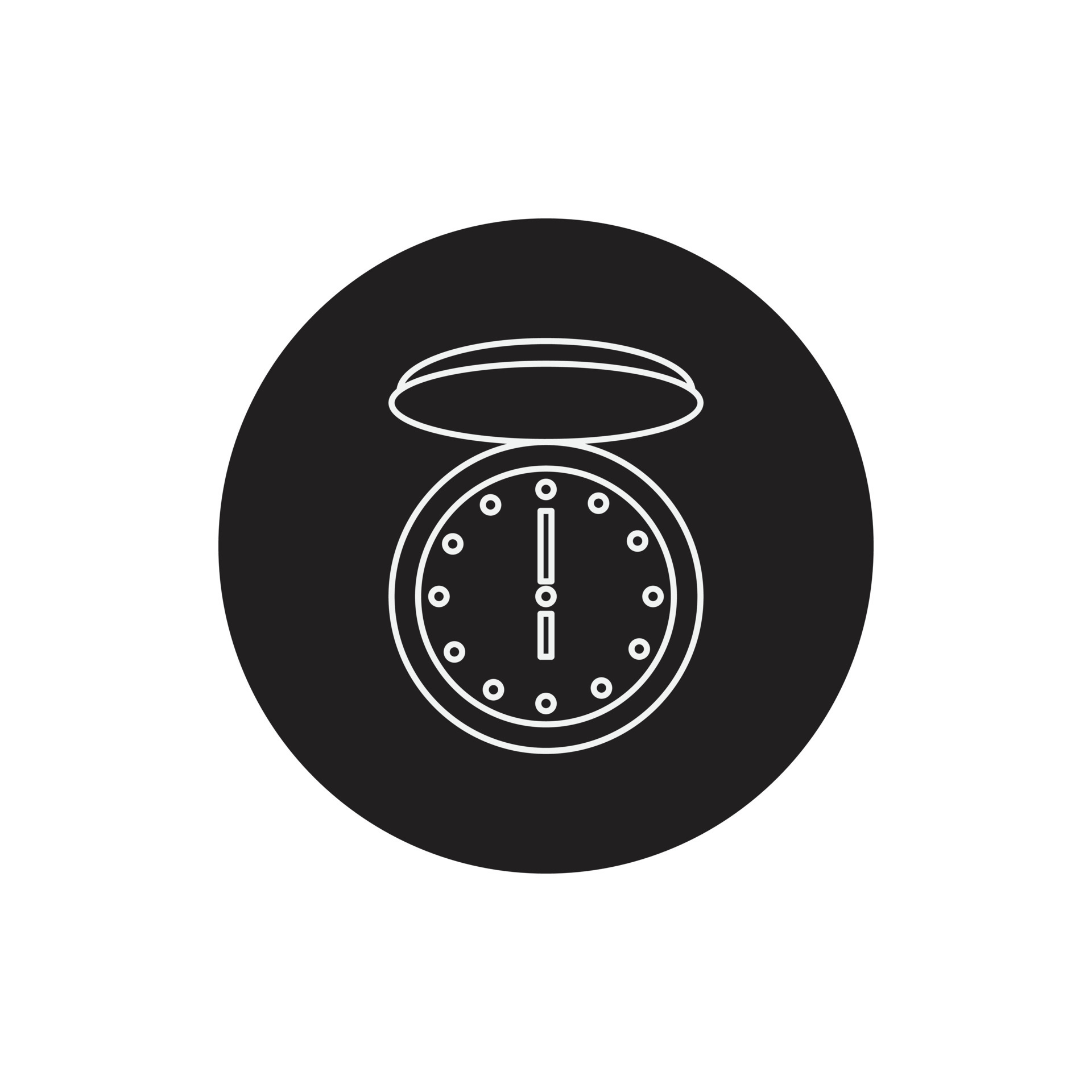 Time Clock vector for website symbol icon presentation 8123059 Vector