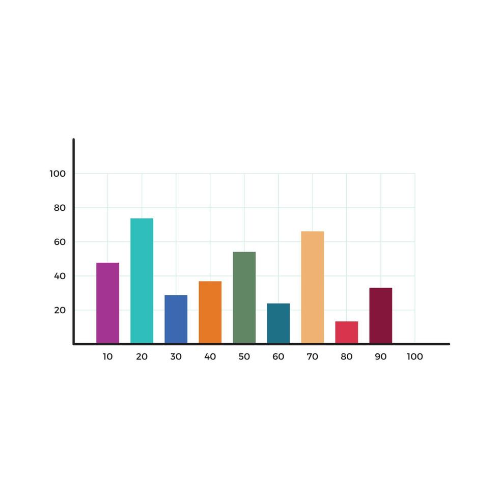 Graph Chart vector for website symbol icon presentation