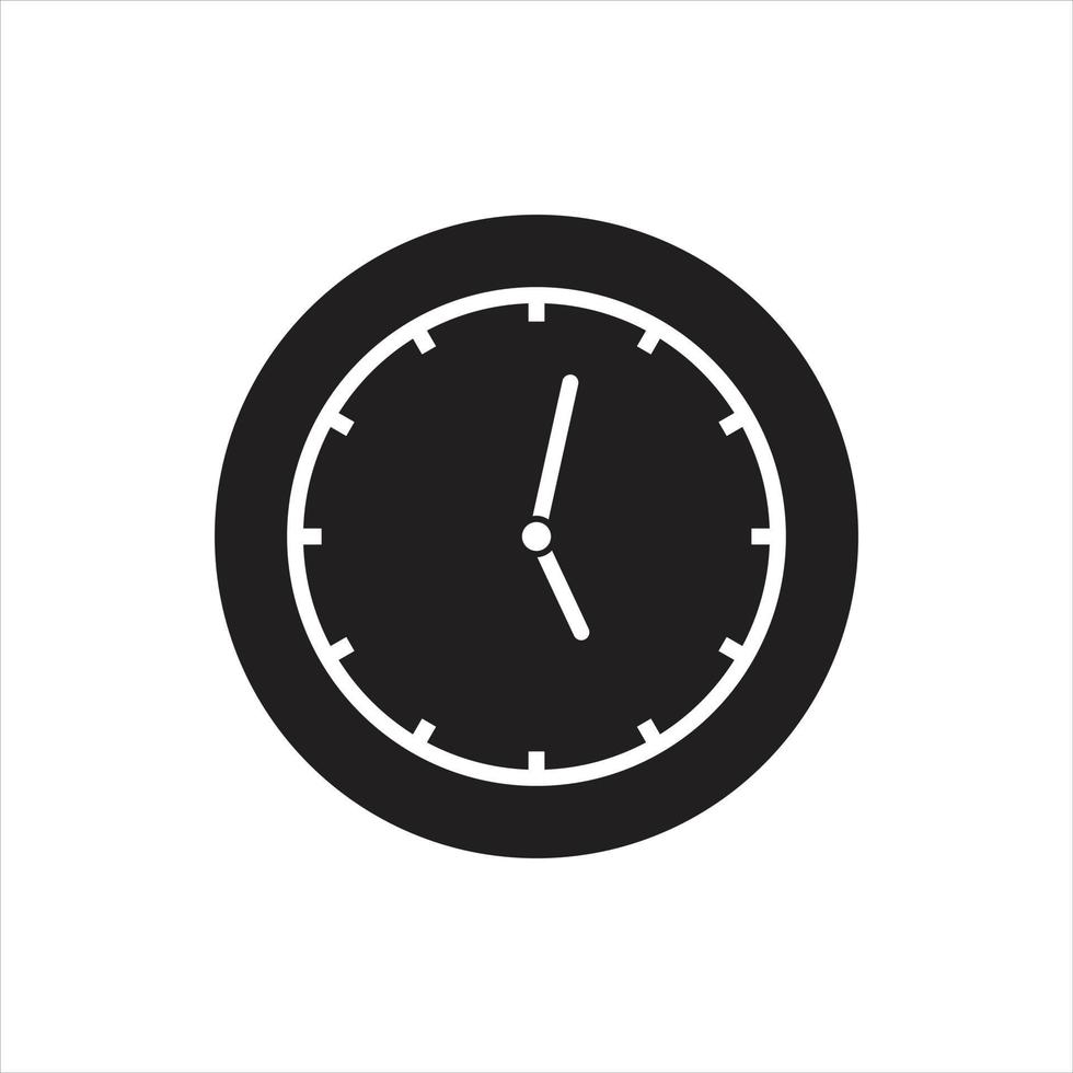 vector de reloj para presentación de icono de símbolo de sitio web