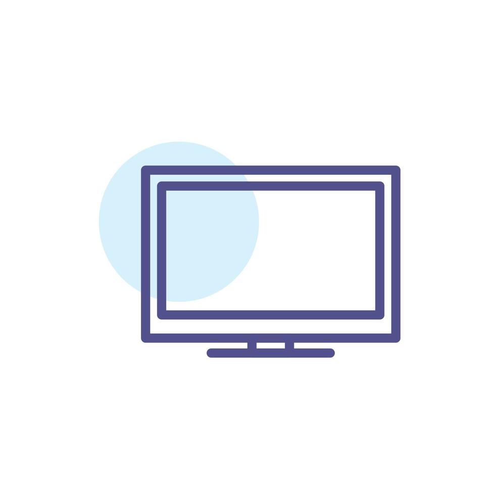 monitor icon vector for website symbol presentation